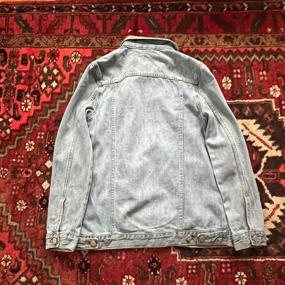 GAP Oversized Icon Denim Jacket – Medium Indigo – XS - Picture 8 of 12